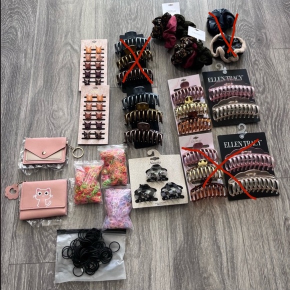 Hair Accessory & Wallet Bundle – Ellen Tracy Capelli NY Noir Natasha & More - Picture 1 of 4